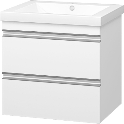 Тумба с раковиной Misty Ингрид 60 УТ000015040 подвесная Белая