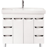 Тумба с раковиной Misty София 100 СО000003816 Белая, купить, цена, заказать, магазин, доставка, скидка, промокод, купить, цена, заказать, магазин, доставка, скидка, промокод