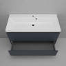 Тумба под раковину Style Line Манхэттен 100 ЛС-00002357 подвесная цвет Графит, купить, цена, заказать, магазин, доставка, скидка, промокод, купить, цена, заказать, магазин, доставка, скидка, промокод
