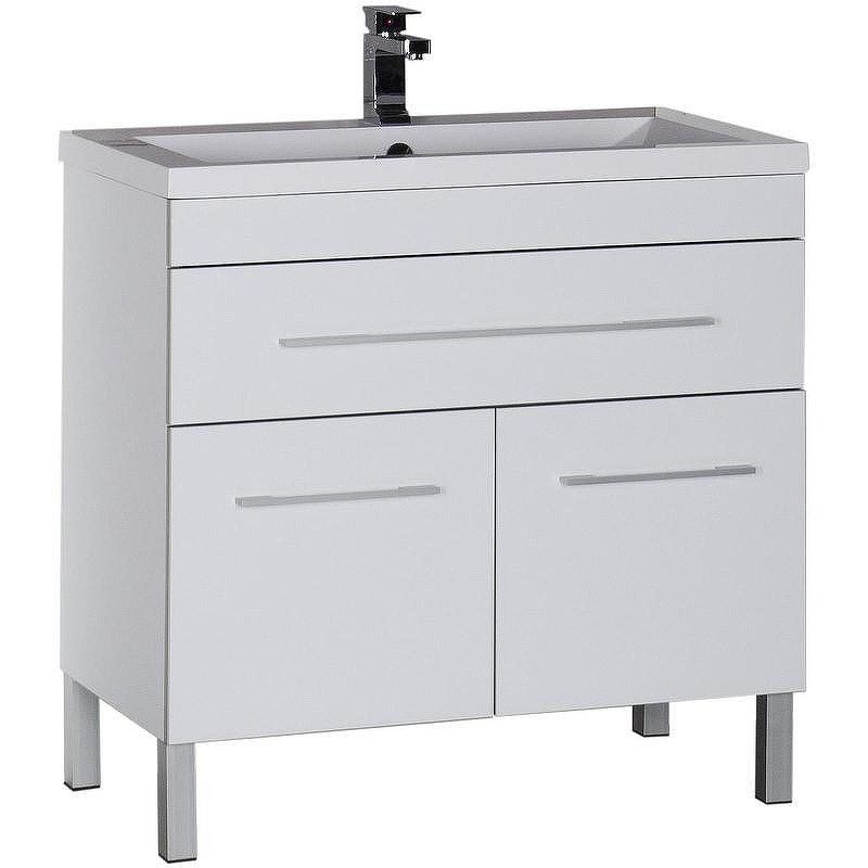 Тумба с раковиной Aquanet Верона 90 213032 Белая, купить, цена, заказать, магазин, доставка, скидка, промокод, купить, цена, заказать, магазин, доставка, скидка, промокод