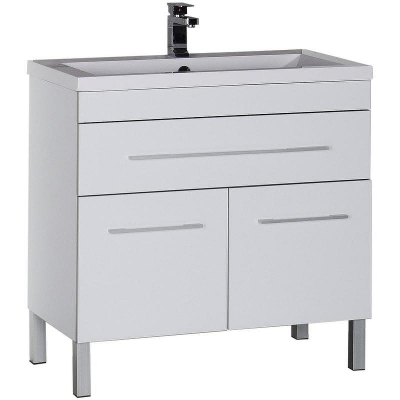 Тумба с раковиной Aquanet Верона 90 213032 Белая