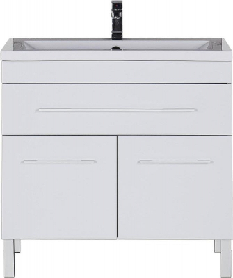 Тумба с раковиной Aquanet Верона 90 213032 Белая