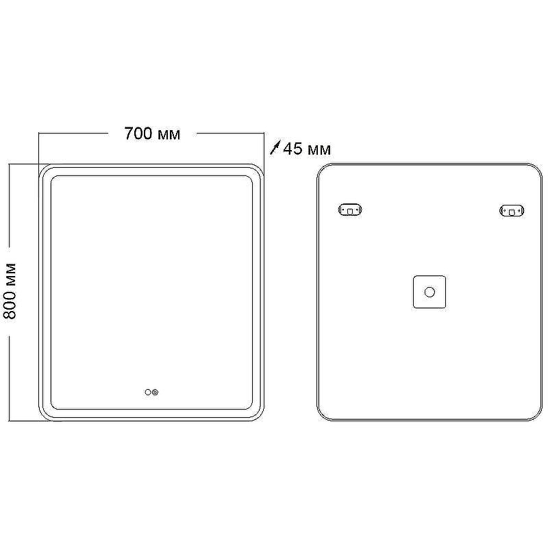 Зеркало Grossman Leo 70 167080 с подсветкой с сенсорным выключателем с подогревом, купить, цена, заказать, магазин, доставка, скидка, промокод, купить, цена, заказать, магазин, доставка, скидка, промокод