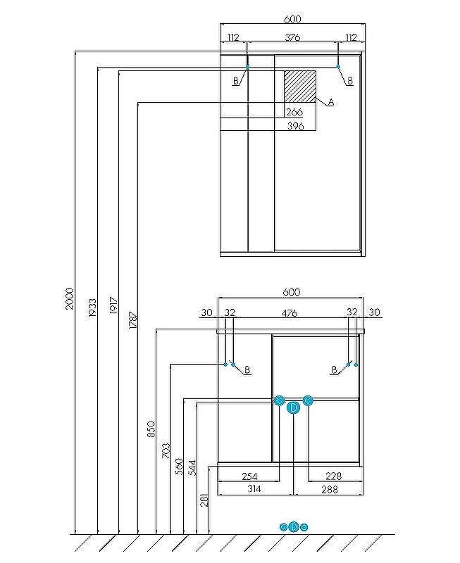 Тумба под раковину Aquaton Бостон 60 1A252501BN010 подвесная Дуб эврика Белый, купить, цена, заказать, магазин, доставка, скидка, промокод, купить, цена, заказать, магазин, доставка, скидка, промокод