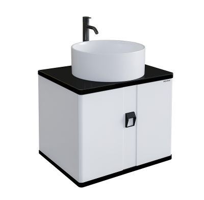 Тумба под раковину Grossman Норма 60 106016 подвесная цвет Белый глянцевый