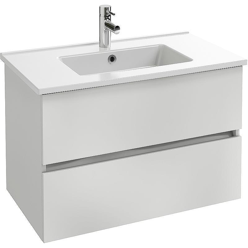 Тумба под раковину Jacob Delafon Tolbiac 80 EB2382-J5 подвесная Белый лак, купить, цена, заказать, магазин, доставка, скидка, промокод, купить, цена, заказать, магазин, доставка, скидка, промокод