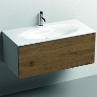 Тумба под раковину Kerasan Shape 101 9325K1 подвесная Дуб Белая, купить, цена, заказать, магазин, доставка, скидка, промокод, купить, цена, заказать, магазин, доставка, скидка, промокод