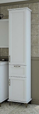 Шкаф пенал Эстет Bali Classic 42 R ФР-00002158 Белый