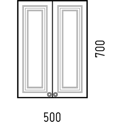 Подвесной шкаф Corozo Леон 50 SD-00000775 Белый