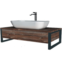 Тумба под раковину 1MarKa Grunge Loft 70П Ц0000015941 подвесная Дуб Намибия, купить, цена, заказать, магазин, доставка, скидка, промокод, купить, цена, заказать, магазин, доставка, скидка, промокод