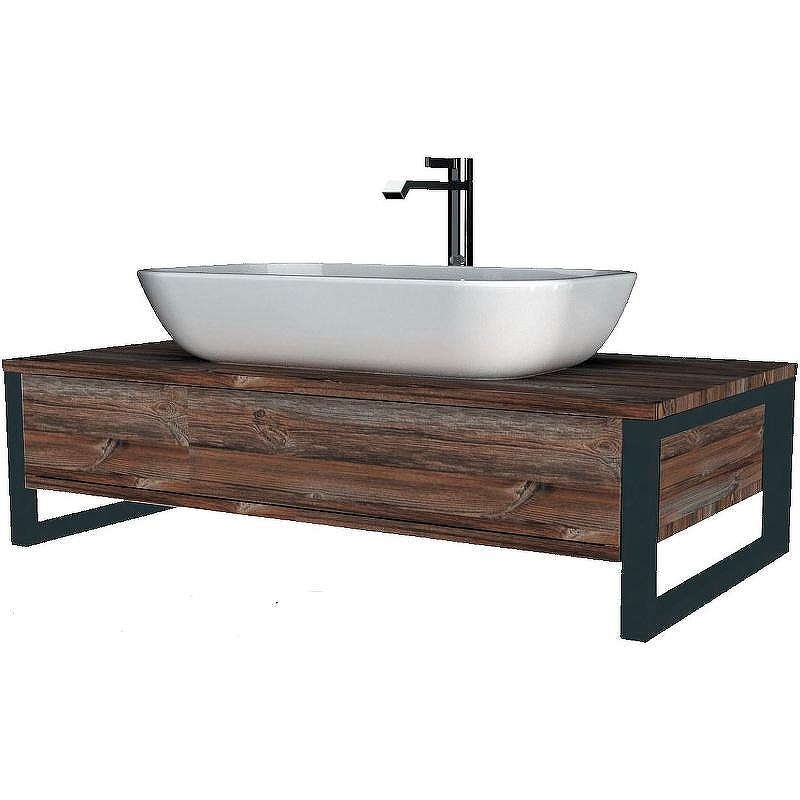 Тумба под раковину 1MarKa Grunge Loft 70П Ц0000015941 подвесная Дуб Намибия, купить, цена, заказать, магазин, доставка, скидка, промокод, купить, цена, заказать, магазин, доставка, скидка, промокод