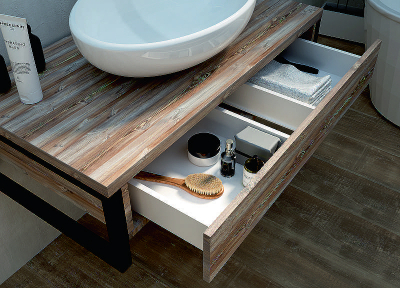 Тумба под раковину 1MarKa Grunge Loft 70П Ц0000015941 подвесная Дуб Намибия