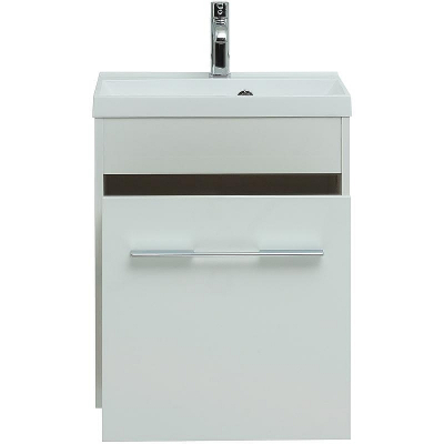 Тумба под раковину Aquanet Августа 50 274140 подвесная Белый глянец