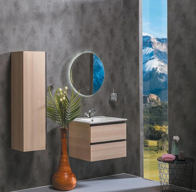 Тумба под раковину Boheme Armadi Art Capolda 65 849-065-LW подвесная Light Wood, купить, цена, заказать, магазин, доставка, скидка, промокод, купить, цена, заказать, магазин, доставка, скидка, промокод