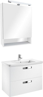 Тумба под раковину Roca The Gap 70 ZRU9302733 подвесная Белая матовая