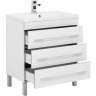 Тумба с раковиной Aquanet Верона 75 287671 Белая, купить, цена, заказать, магазин, доставка, скидка, промокод, купить, цена, заказать, магазин, доставка, скидка, промокод