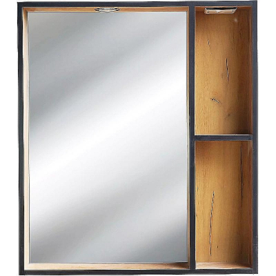 Зеркало Bellezza Бруно 70 4612211030491 с подсветкой Табакко