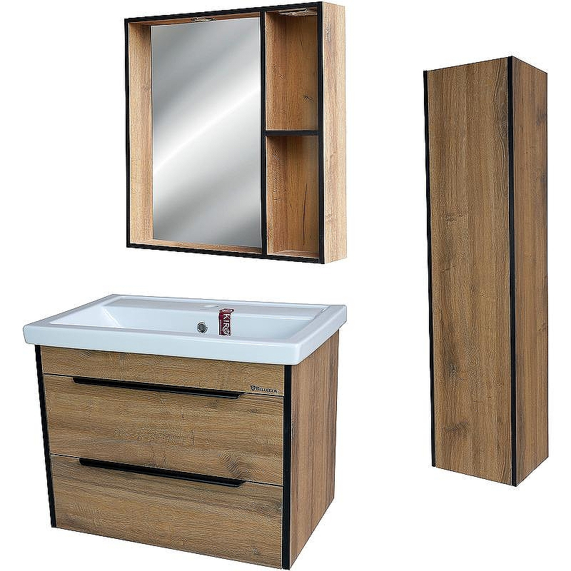 Зеркало Bellezza Бруно 70 4612211030491 с подсветкой Табакко, купить, цена, заказать, магазин, доставка, скидка, промокод, купить, цена, заказать, магазин, доставка, скидка, промокод