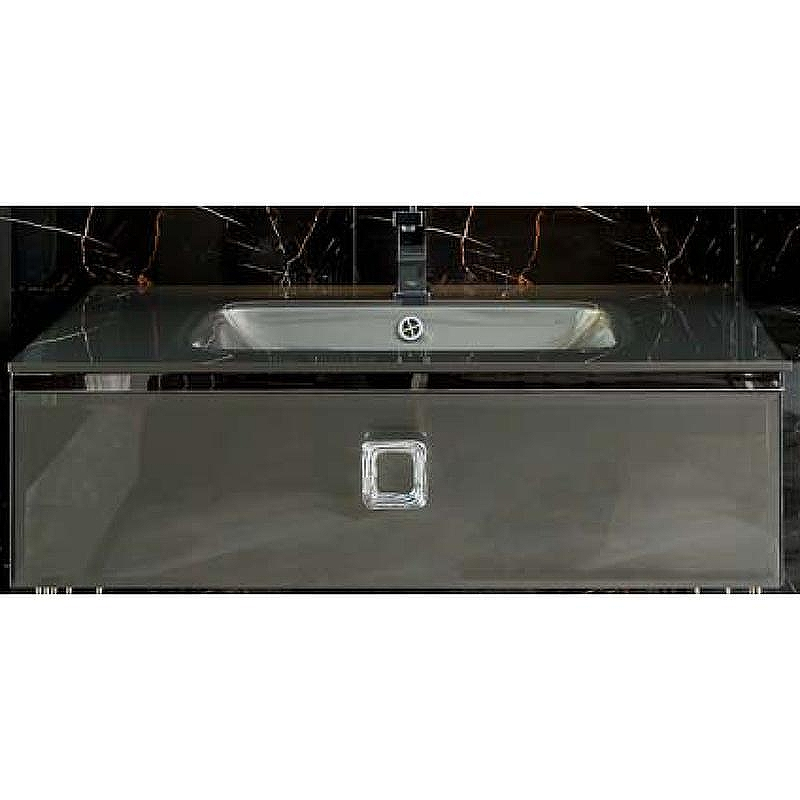 Тумба под раковину Boheme Armadi Art Lucido 100 770-100-GR подвесная Графит глянцевый, купить, цена, заказать, магазин, доставка, скидка, промокод, купить, цена, заказать, магазин, доставка, скидка, промокод