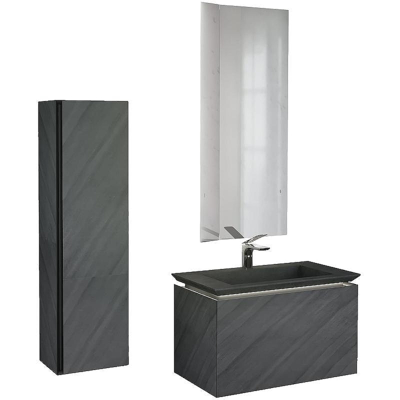 Тумба под раковину Jorno Incline 80 Inc.01.80/P/Bet/JR подвесная Бетон, купить, цена, заказать, магазин, доставка, скидка, промокод, купить, цена, заказать, магазин, доставка, скидка, промокод