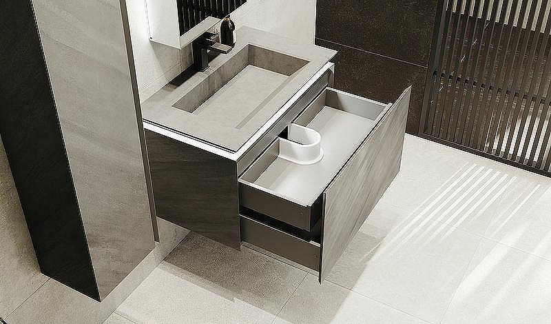 Тумба под раковину Jorno Incline 80 Inc.01.80/P/Bet/JR подвесная Бетон, купить, цена, заказать, магазин, доставка, скидка, промокод, купить, цена, заказать, магазин, доставка, скидка, промокод