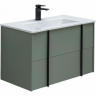 Тумба под раковину Allen Brau Reality 80 1.32005.CGM подвесная Олива матовая, купить, цена, заказать, магазин, доставка, скидка, промокод, купить, цена, заказать, магазин, доставка, скидка, промокод