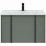 Тумба под раковину Allen Brau Reality 80 1.32005.CGM подвесная Олива матовая, купить, цена, заказать, магазин, доставка, скидка, промокод, купить, цена, заказать, магазин, доставка, скидка, промокод