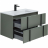 Тумба под раковину Allen Brau Reality 80 1.32005.CGM подвесная Олива матовая, купить, цена, заказать, магазин, доставка, скидка, промокод, купить, цена, заказать, магазин, доставка, скидка, промокод