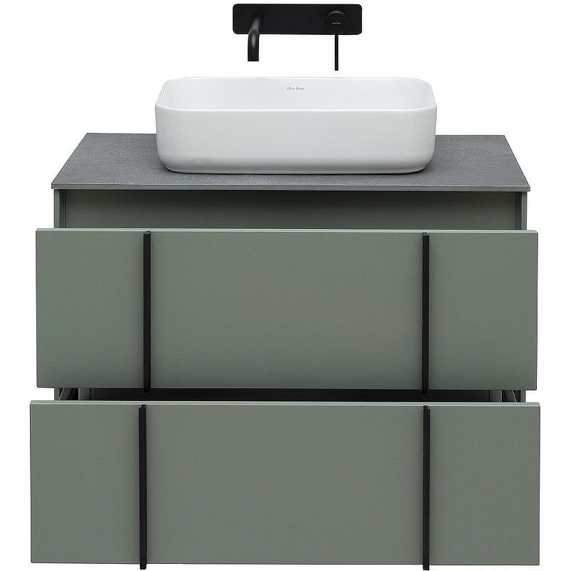 Тумба под раковину Allen Brau Reality 80 1.32005.CGM подвесная Олива матовая, купить, цена, заказать, магазин, доставка, скидка, промокод, купить, цена, заказать, магазин, доставка, скидка, промокод