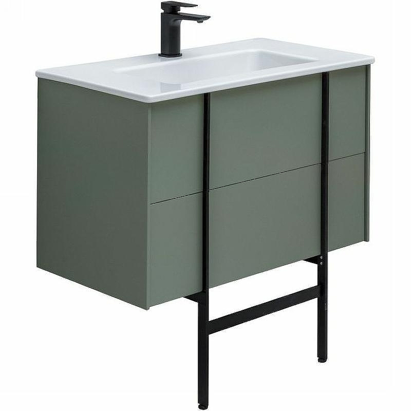 Тумба под раковину Allen Brau Reality 80 1.32005.CGM подвесная Олива матовая, купить, цена, заказать, магазин, доставка, скидка, промокод, купить, цена, заказать, магазин, доставка, скидка, промокод