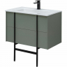 Тумба под раковину Allen Brau Reality 80 1.32005.CGM подвесная Олива матовая, купить, цена, заказать, магазин, доставка, скидка, промокод, купить, цена, заказать, магазин, доставка, скидка, промокод