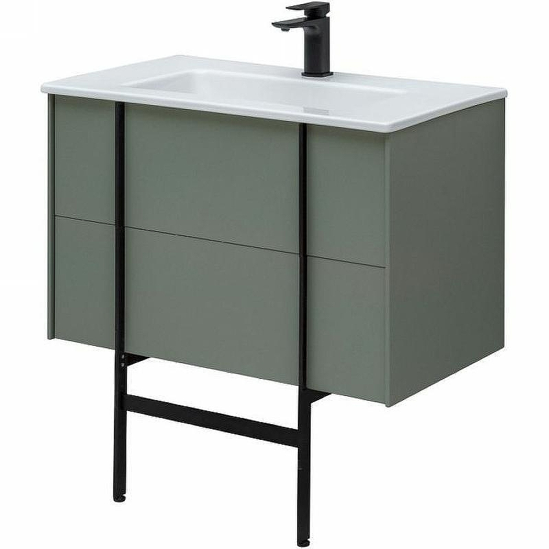 Тумба под раковину Allen Brau Reality 80 1.32005.CGM подвесная Олива матовая, купить, цена, заказать, магазин, доставка, скидка, промокод, купить, цена, заказать, магазин, доставка, скидка, промокод