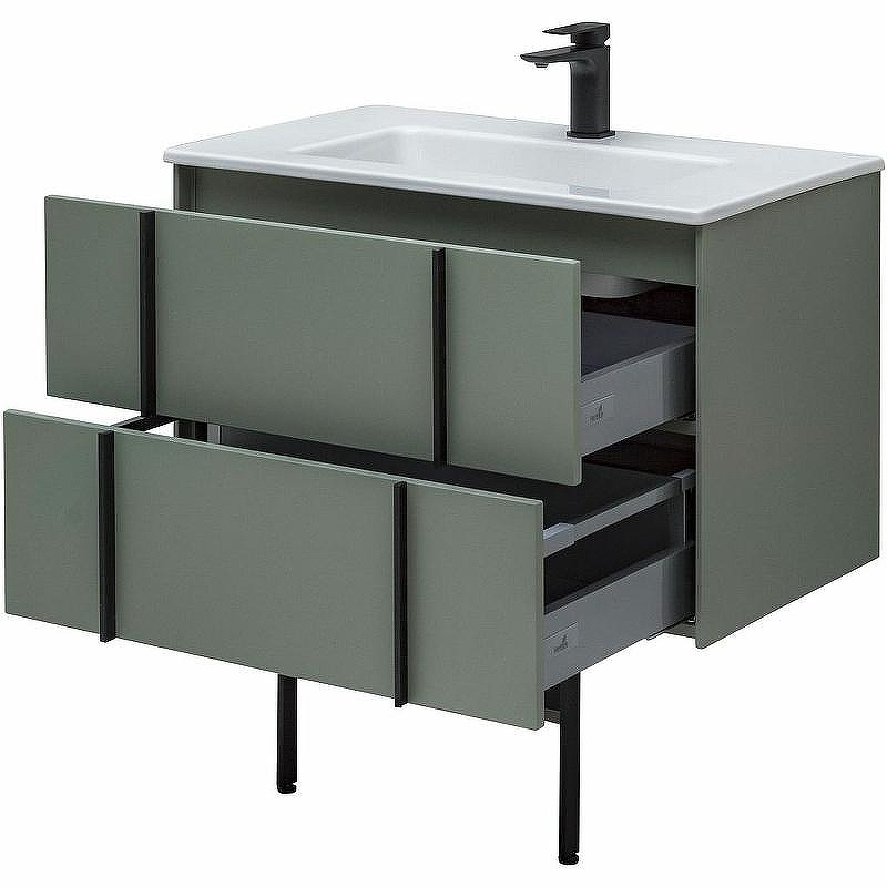 Тумба под раковину Allen Brau Reality 80 1.32005.CGM подвесная Олива матовая, купить, цена, заказать, магазин, доставка, скидка, промокод, купить, цена, заказать, магазин, доставка, скидка, промокод