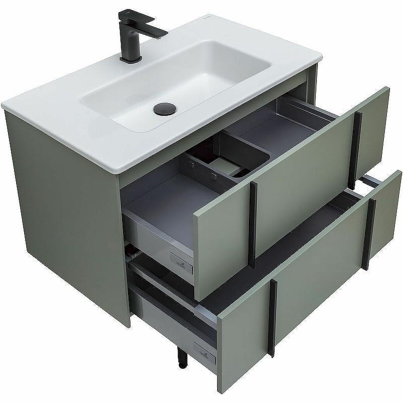 Тумба под раковину Allen Brau Reality 80 1.32005.CGM подвесная Олива матовая, купить, цена, заказать, магазин, доставка, скидка, промокод, купить, цена, заказать, магазин, доставка, скидка, промокод