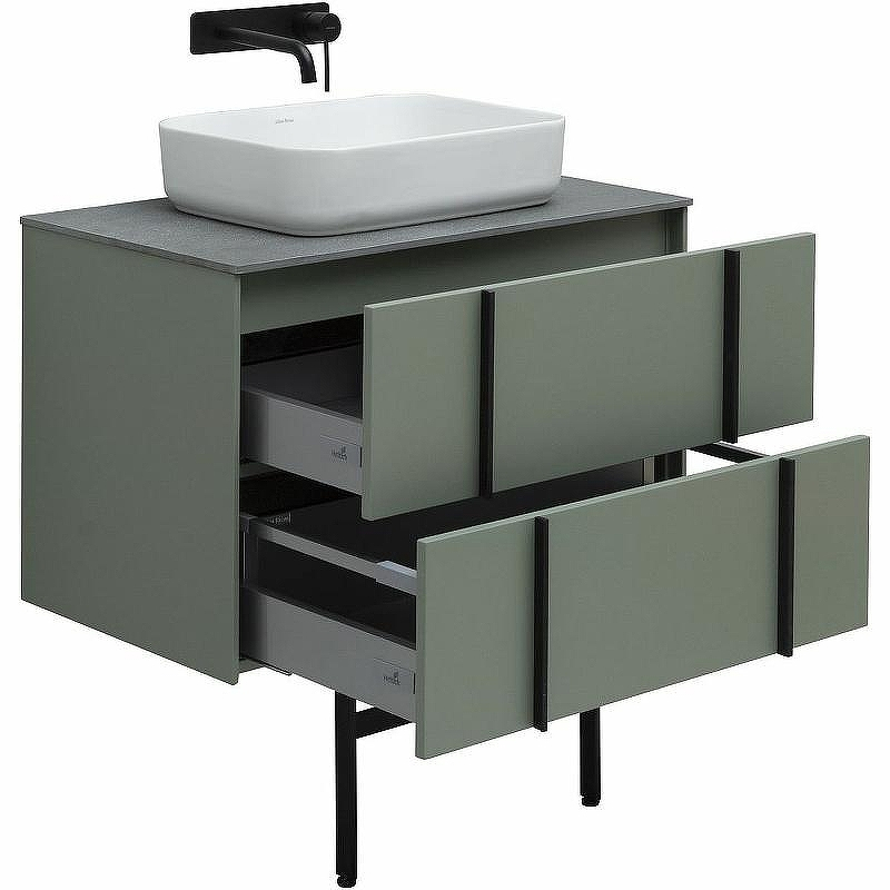 Тумба под раковину Allen Brau Reality 80 1.32005.CGM подвесная Олива матовая, купить, цена, заказать, магазин, доставка, скидка, промокод, купить, цена, заказать, магазин, доставка, скидка, промокод