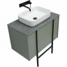 Тумба под раковину Allen Brau Reality 80 1.32005.CGM подвесная Олива матовая, купить, цена, заказать, магазин, доставка, скидка, промокод, купить, цена, заказать, магазин, доставка, скидка, промокод
