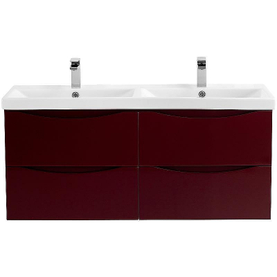 Тумба под раковину BelBagno Marino-Cer 120 MARINO-CER-1200-4C-SO-2-BRDL-P подвесная Bordo Lucido