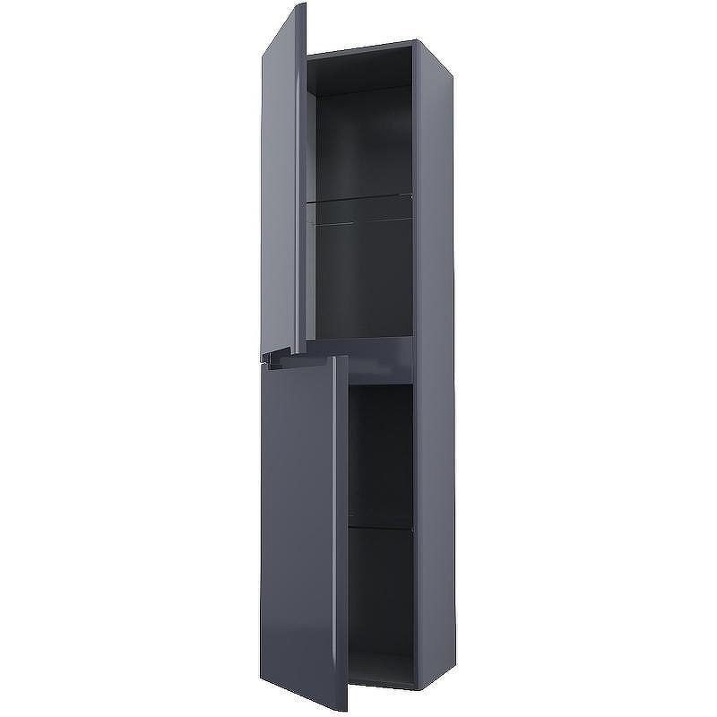 Шкаф пенал Iddis Edifice 40 EDI40D0i97 подвесной Темно-серый, купить, цена, заказать, магазин, доставка, скидка, промокод, купить, цена, заказать, магазин, доставка, скидка, промокод