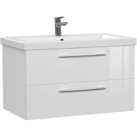 Тумба под раковину Cersanit Lara 80 64137 подвесная Белая, купить, цена, заказать, магазин, доставка, скидка, промокод, купить, цена, заказать, магазин, доставка, скидка, промокод