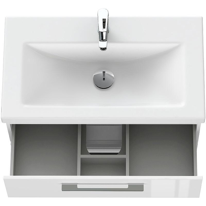 Тумба под раковину Cersanit Lara 80 64137 подвесная Белая, купить, цена, заказать, магазин, доставка, скидка, промокод, купить, цена, заказать, магазин, доставка, скидка, промокод