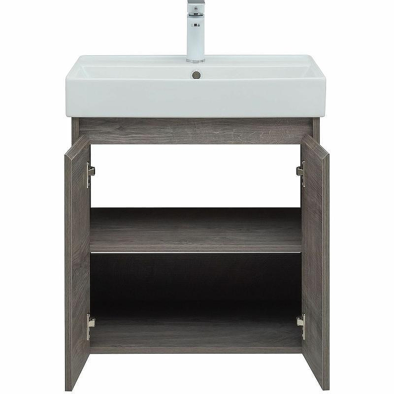 Тумба с раковиной Aquanet Nova Lite 60 302524 подвесная Дуб рошелье, купить, цена, заказать, магазин, доставка, скидка, промокод, купить, цена, заказать, магазин, доставка, скидка, промокод