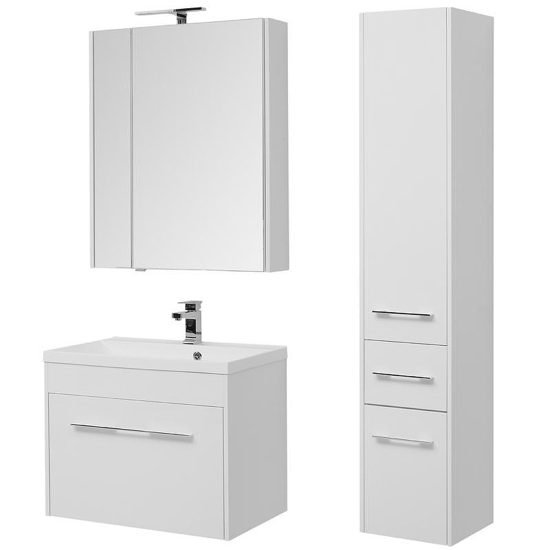 Тумба под раковину Aquanet Августа 75 210028 подвесная Белая, купить, цена, заказать, магазин, доставка, скидка, промокод, купить, цена, заказать, магазин, доставка, скидка, промокод