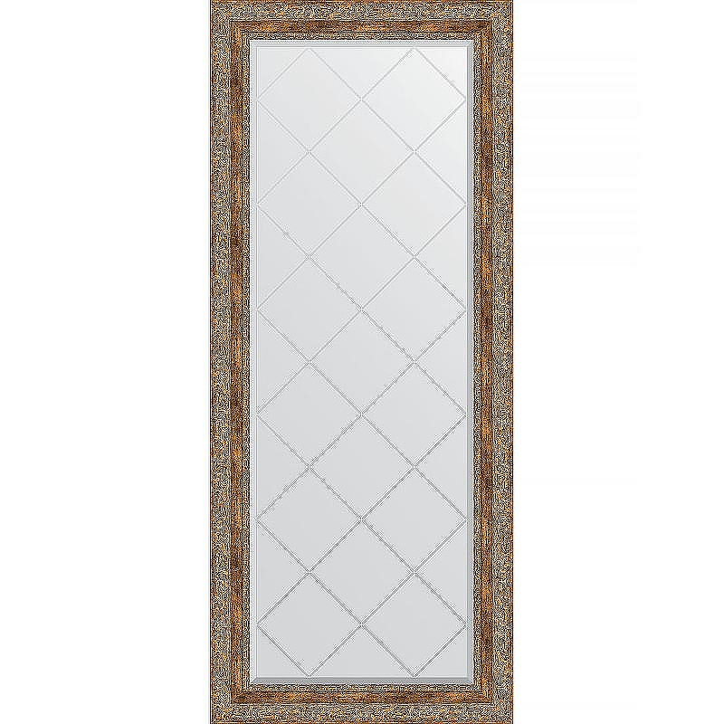 Зеркало Evoform Exclusive-G 155х66 BY 4144 с гравировкой в багетной раме - Виньетка античная бронза 85, купить, цена, заказать, магазин, доставка, скидка, промокод, купить, цена, заказать, магазин, доставка, скидка, промокод