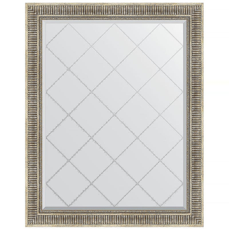 Зеркало Evoform Exclusive-G 122х97 BY 4368 с гравировкой в багетной раме - Серебряный акведук 93, купить, цена, заказать, магазин, доставка, скидка, промокод, купить, цена, заказать, магазин, доставка, скидка, промокод