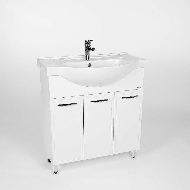 Тумба под раковину VIANT Милан 80 VMIL80ER-T3ST Белая, купить, цена, заказать, магазин, доставка, скидка, промокод, купить, цена, заказать, магазин, доставка, скидка, промокод