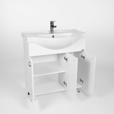 Тумба под раковину VIANT Милан 80 VMIL80ER-T3ST Белая