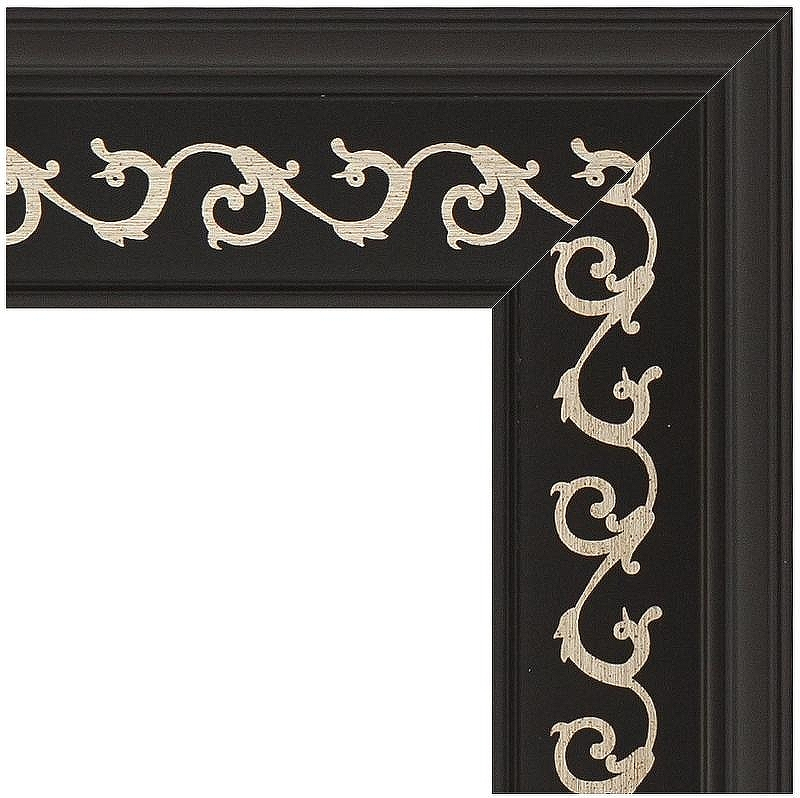 Зеркало Evoform Exclusive Floor 199х100 BY 6148 с фацетом в багетной раме - Черный ардеко 81, купить, цена, заказать, магазин, доставка, скидка, промокод, купить, цена, заказать, магазин, доставка, скидка, промокод