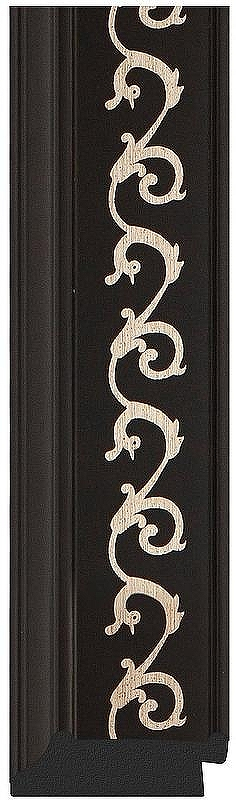 Зеркало Evoform Exclusive Floor 199х100 BY 6148 с фацетом в багетной раме - Черный ардеко 81, купить, цена, заказать, магазин, доставка, скидка, промокод, купить, цена, заказать, магазин, доставка, скидка, промокод