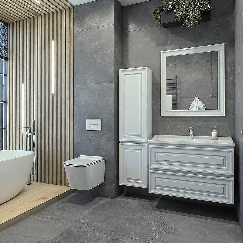 Шкаф пенал Caprigo Ponza 40 L 13550L-В231 подвесной Белый матовый, купить, цена, заказать, магазин, доставка, скидка, промокод, купить, цена, заказать, магазин, доставка, скидка, промокод