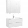 Комплект мебели для ванной Aquanet Алвита 100 237360 подвесной Белый, купить, цена, заказать, магазин, доставка, скидка, промокод, купить, цена, заказать, магазин, доставка, скидка, промокод